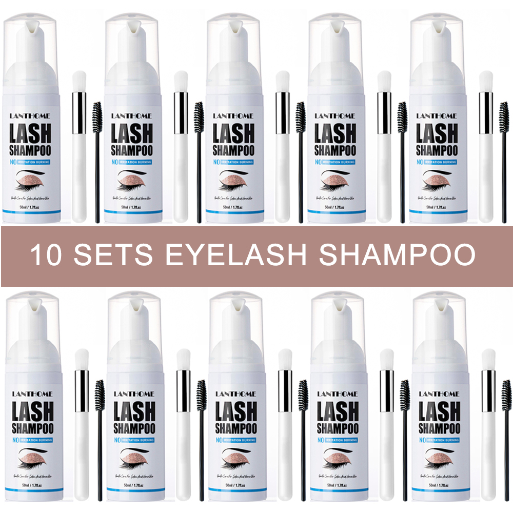 Eyelash Extension Foam Cleanser - 50 مللي Lanthome Pro رمش تمديد