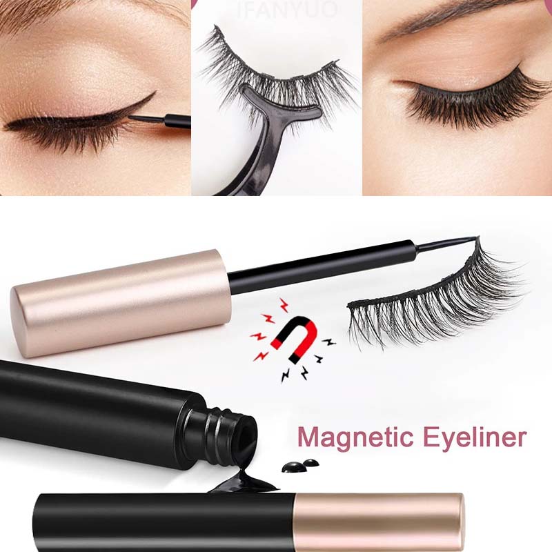 Eyelash Extension Glue For Sensitive Eyes - 1/2 قطعة من محدد العيون المغناطيسي
