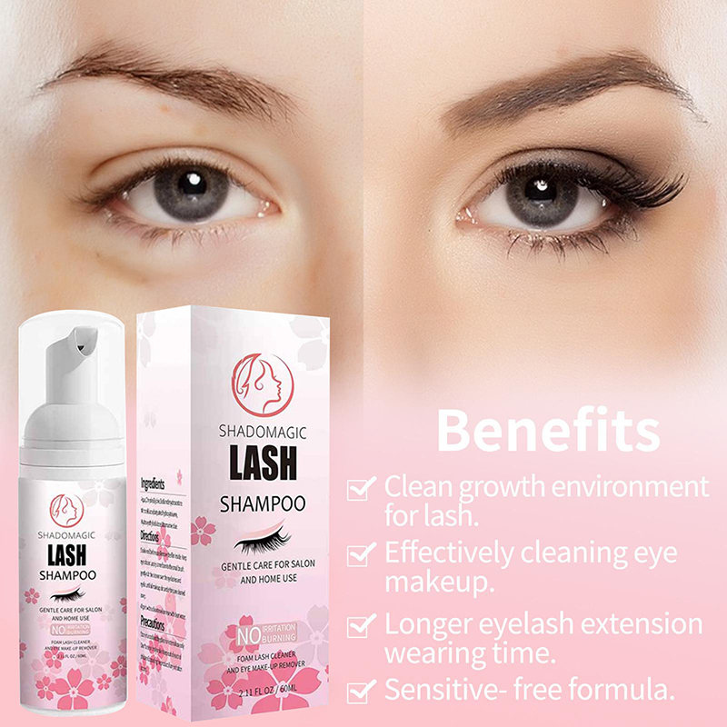 شامبو سريع التنظيف للرموش سعة  - مراجعة Eyelash Extension Foam Cleanser وسعره