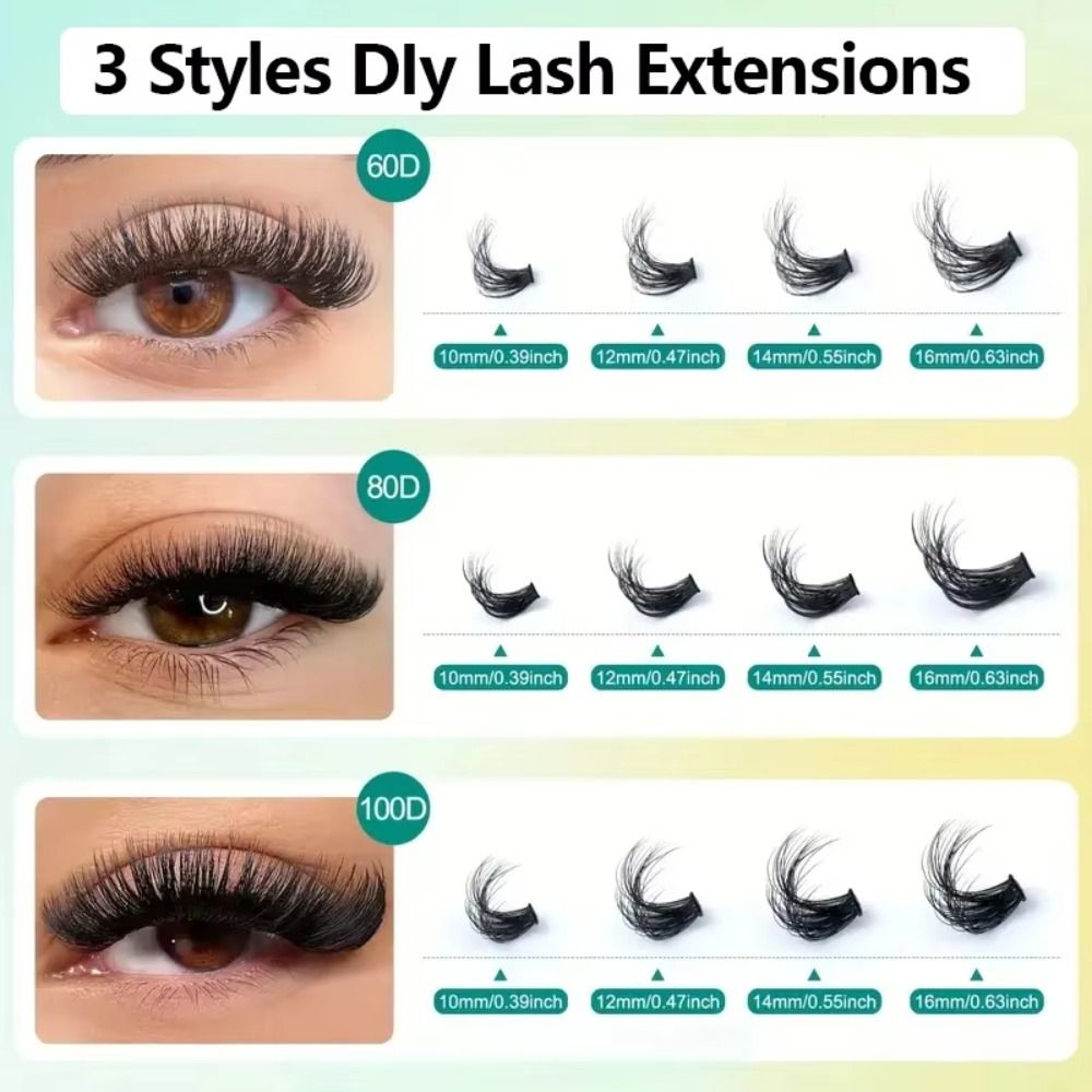 رموش صناعية بمظهر طبيعي، تصميم - مراجعة Eyelash Extension Wispy Look وسعره