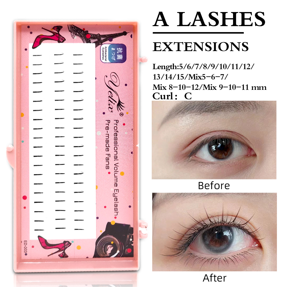 رموش ييليكس الطبيعية الناعمة ا - مراجعة Eyelash Extension Individual وسعره