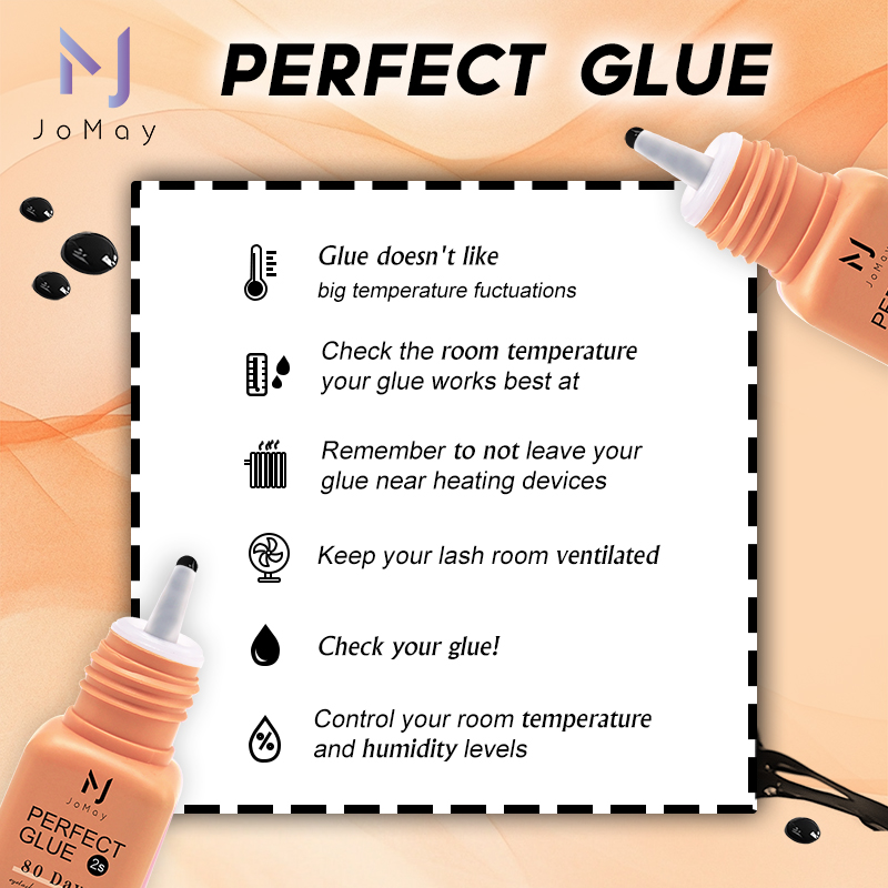 JOMAY رمش تمديد الغراء 0.3-2 ث - مراجعة Eyelash Extension Glue For Sensitive Eyes وسعره
