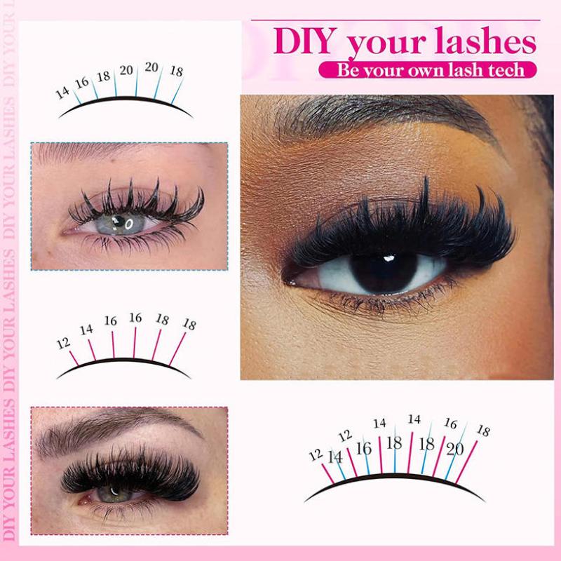 علبة واحدة من الرموش الصناعية  - مراجعة Eyelash Extension Individual وسعره