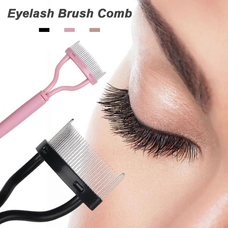 1/2 قطعة رمش التصميم رمش مشط ف - مراجعة Eyelash Extension Guide وسعره
