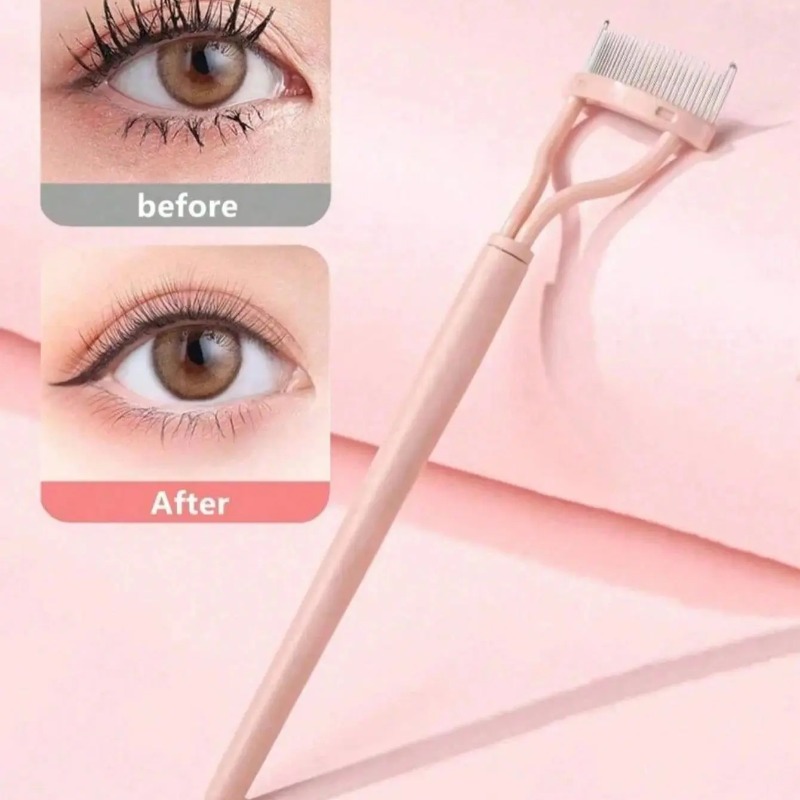 1/2 قطعة رمش التصميم رمش مشط ف - مراجعة Eyelash Extension Guide وسعره