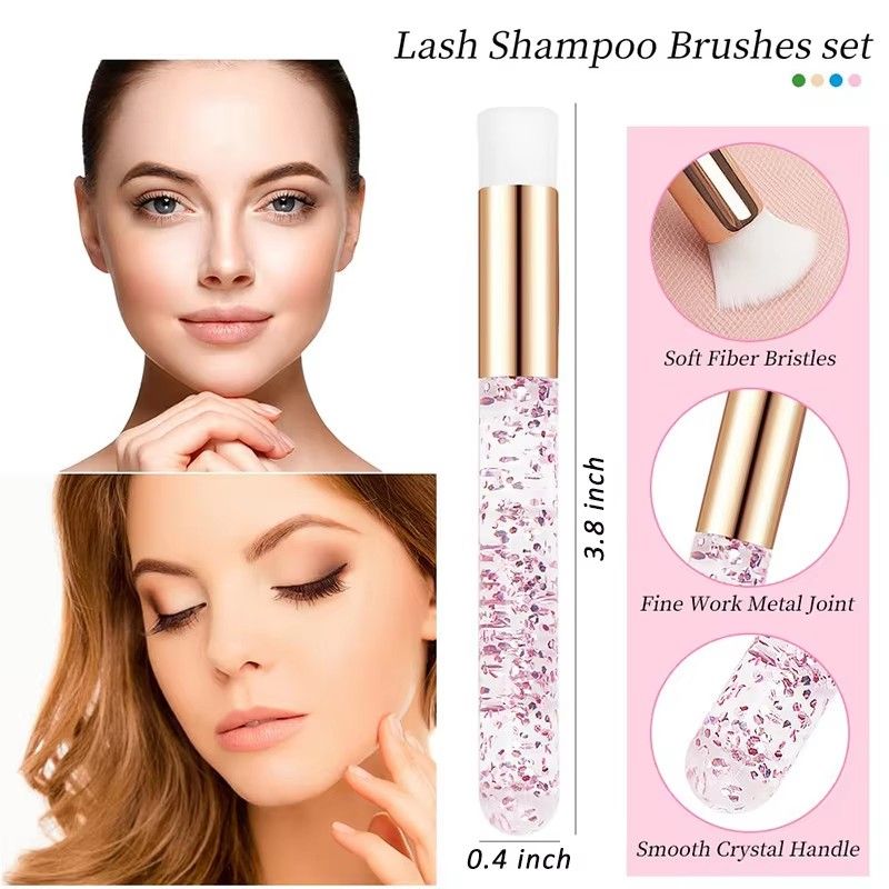 10 قطع من فرش تنظيف الرموش الك - مراجعة Eyelash Extension Cleaning وسعره