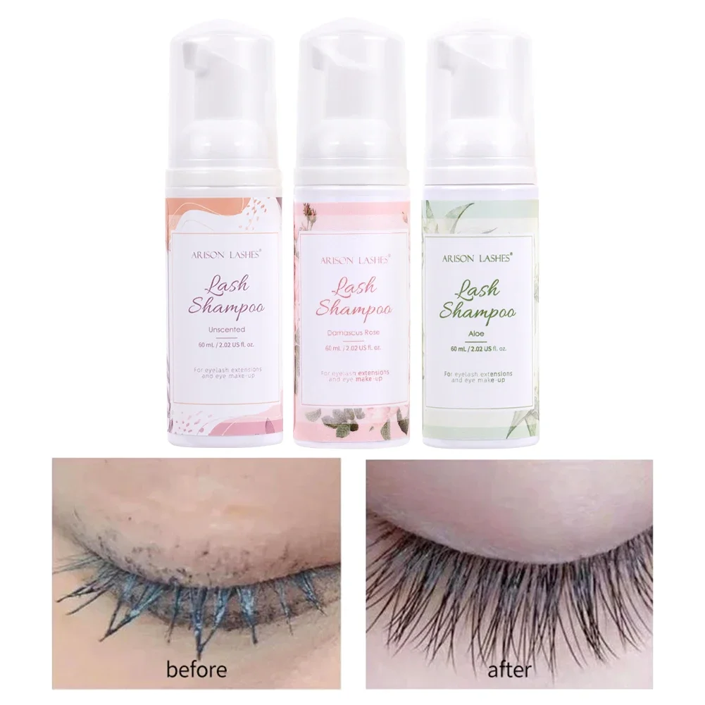 زجاجات منظف رموش 60 من الرغوة  - مراجعة Eyelash Extension Foam Cleanser وسعره