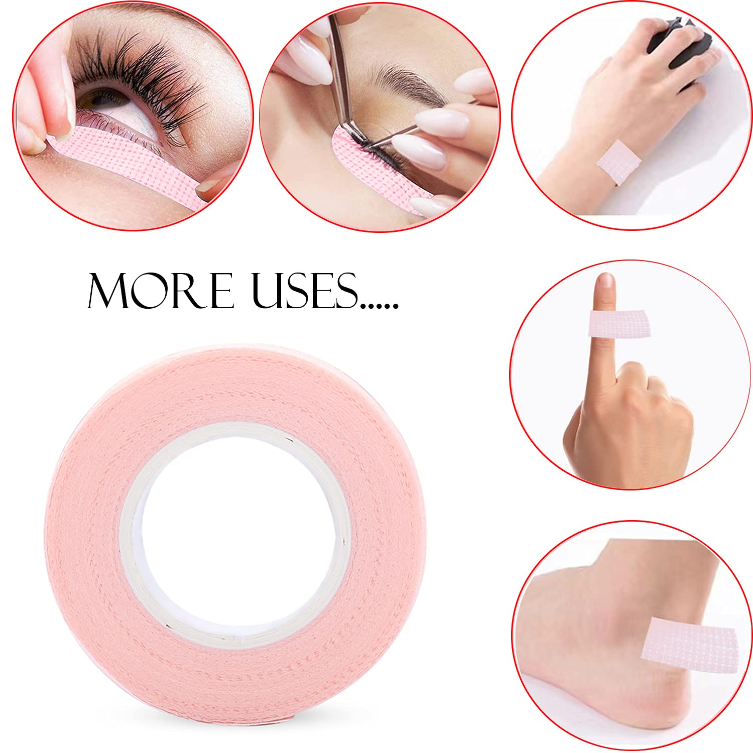 6 لفات من شريط الرموش، شريط لا - مراجعة Eyelash Extension Guide وسعره