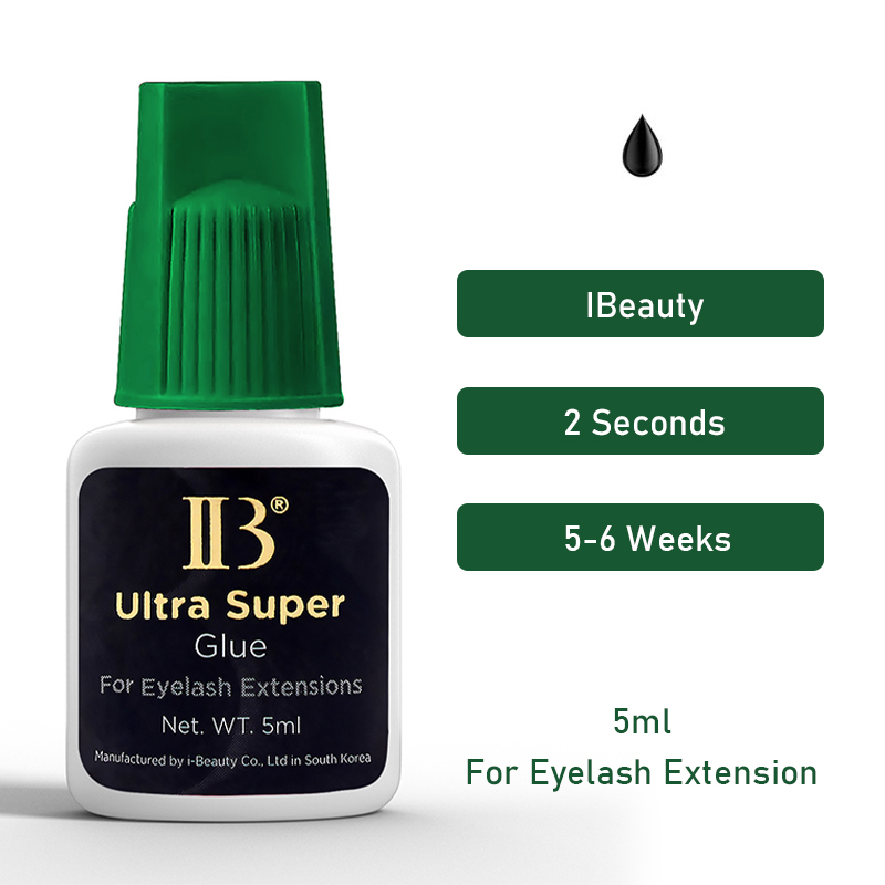 5 زجاجات IBeauty الترا سوبر رم - مراجعة Eyelash Extension Glue For Sensitive Eyes وسعره