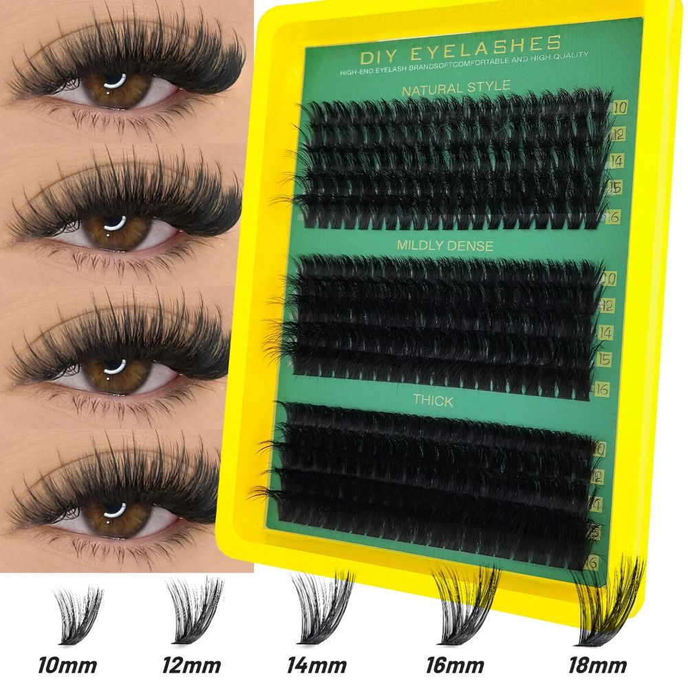 رموش صناعية بمظهر طبيعي، مجموع - مراجعة Eyelash Extension Wispy Look وسعره