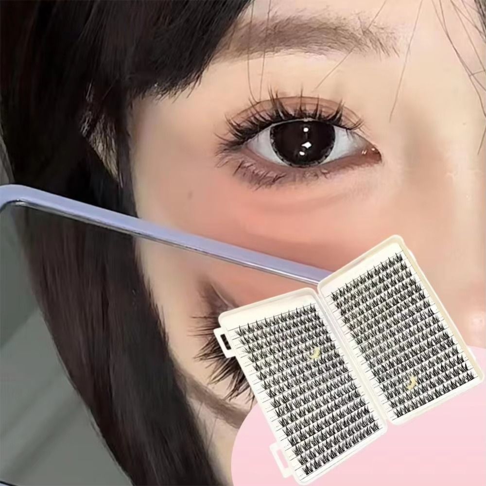 رموش صناعية بمظهر طبيعي مع تصم - مراجعة Eyelash Extension Wispy Look وسعره
