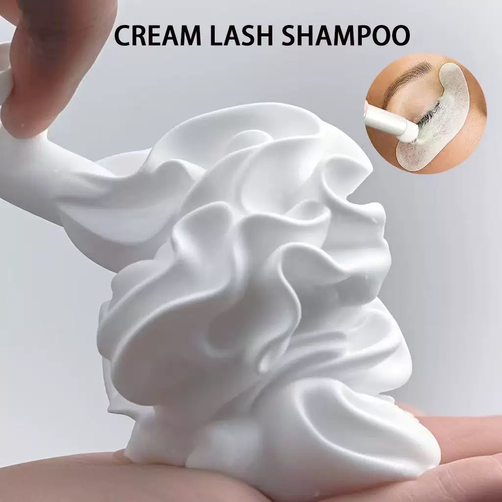 مخصص المخفوق لاش كريم شامبو من - مراجعة Eyelash Extension Foam Cleanser وسعره