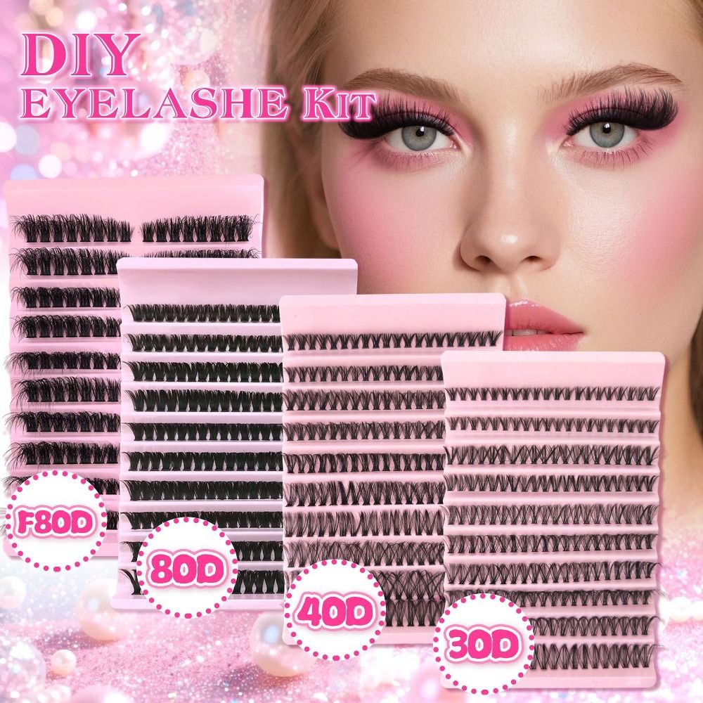 رموش صناعية بمظهر طبيعي، نمط خ - مراجعة Eyelash Extension Wispy Look وسعره