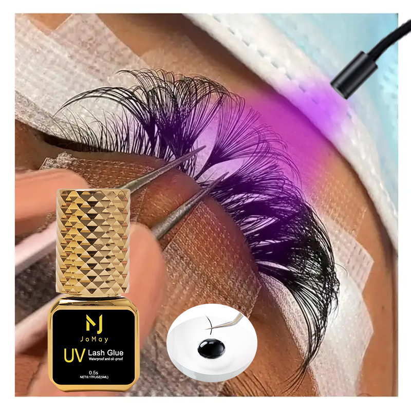 صمغ رموش أسود من JOMAY سريع ال - مراجعة Eyelash Extension Glue For Sensitive Eyes وسعره