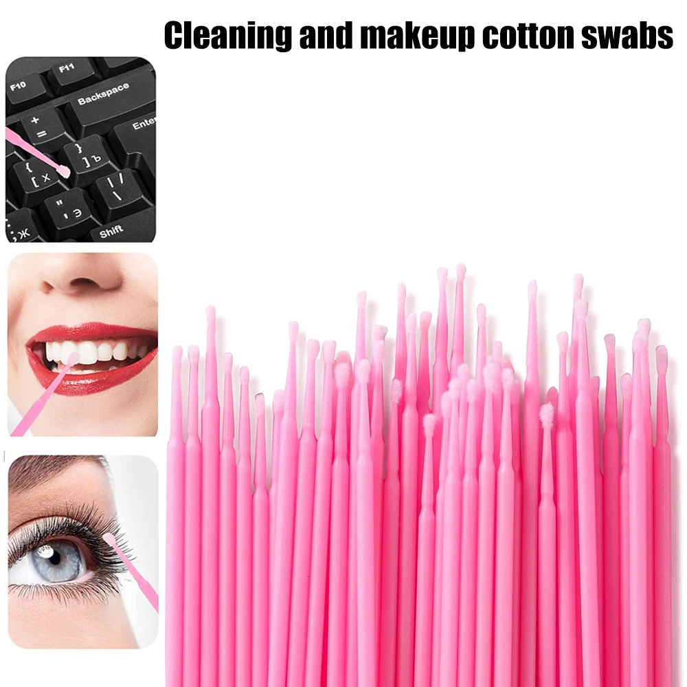 300 قطعة فرشاة مايكرو فردية لل - مراجعة Eyelash Extension Cleaning وسعره