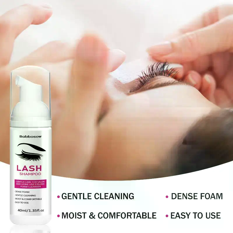 شامبو رغوي لتطويل الرموش 40 مل - مراجعة Eyelash Extension Foam Cleanser وسعره